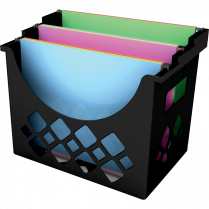 Deflecto&reg;  Desktop Hanging File Holder Black