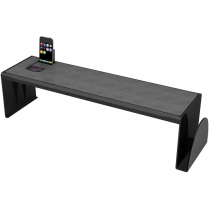 Deflecto Sustainable Office Heavy-Duty Desk Shelf Black