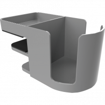 Deflecto&reg; Standing Desk Cup Holder Grey