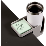 Deflecto&reg; Standing Desk Cup Holder Grey