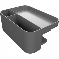 Deflecto&reg; Standing Desk Large Desk Organizer Grey