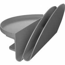 Deflecto&reg; Standing Desk Desk File Organizer Grey