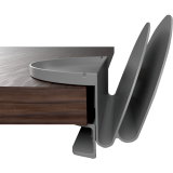 Deflecto&reg; Standing Desk Desk File Organizer Grey