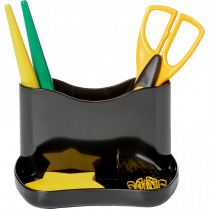 Deflecto&reg; Antimicrobial Desk Caddy Black