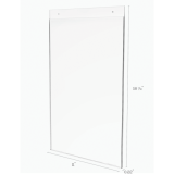 Deflecto&reg; Classic Image&reg; Wall Mount Sign Holder Portrait 11" x 17