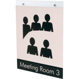 Deflecto&reg; Classic Image&reg; Wall Mount Sign Holder Portrait 8-1/2" x 11