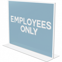 Deflecto&reg; Classic Image&reg; Double-Sided Sign Holder Landscape 11" x 8-1/2
