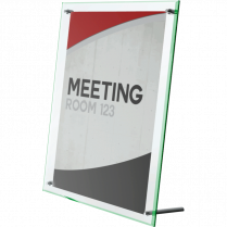 Deflecto&reg; Superior Image&reg; Beveled Edge Sign Holder Flat 5" x 7