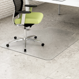 Deflecto&reg; DuoMat&reg; Chair Mat 45" x 53" with Lip