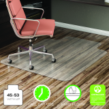 Deflecto&reg; Hard Floor Chair Mat 45" x 53" with Lip