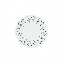 DBLG Paper Lace Doilies 4" White 100/pkg