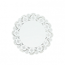DBLG Paper Lace Doilies 6-1/2" White 100/pkg