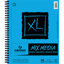 Canson&reg; XL&reg; Mixed Media Art Book 12" x 9" 60 Sheets