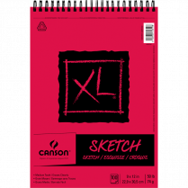 Canson&reg; XL&reg; Sketch Pads 9" x 12" 100 sheets/pad