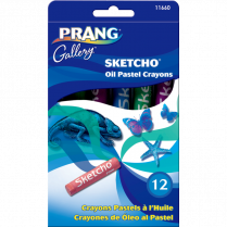 Prang&reg; Gallery&trade; Sketcho&reg; Oil Pastel Crayons Assorted Colours 12/box
