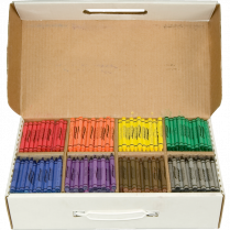 Prang&reg; Classroom Pack Crayons Assorted Colours 800/cse