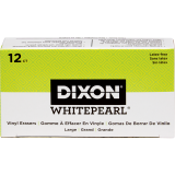 Dixon&reg; White Pearl&reg; Vinyl Eraser Large 12/box