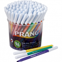 Prang&reg; Washable Fine Line Markers Classic Colours 96/tub