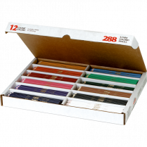 Prang&reg; Classroom Pack Coloured Pencils Assorted Colours 288/cse