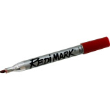 Dixon&reg; Redimark Permanent Markers Red 12/box
