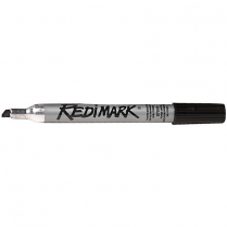 Dixon&reg; Redimark Permanent Markers Black 12/box