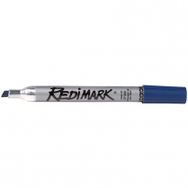 Dixon&reg; Redimark Permanent Markers Blue 12/box