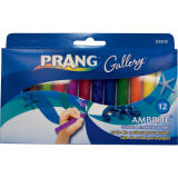 Prang&reg; Gallery&reg; Ambrite&reg; Paper Chalk Assorted Colours 12/box