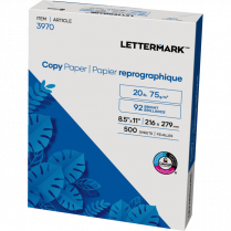 Domtar Lettermark&trade; Copy Paper 92B 20lb 8-1/2" x 11" 500/pkg