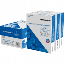 Domtar Lettermark&trade; Copy Paper 92B 20lb 8-1/2" x 11" 500 sheets 3 pkgs/ctn