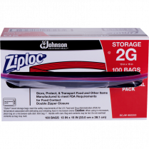 Ziploc&reg; Storage Bags 2 gallons 100/box