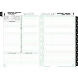 Day-Timer&reg; Refill Daily Desk Size 2 Page Per Day Bilingual