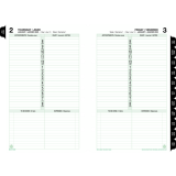 Day-Timer&reg; Refill Daily Desk Size 1 Page Per Day Bilingual