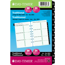 Day-Timer&reg; Refill Weekly Desk Size 2 Page Per Week Bilingual