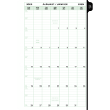 Day-Timer&reg; Refill Weekly Desk Size 2 Page Per Week Bilingual