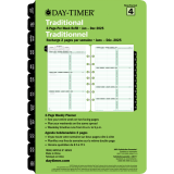 Day-Timer&reg; Refill Weekly Desk Size 2 Page Per Week Bilingual