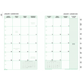 Day-Timer&reg; Refill Monthly Desk Size 2 Page Per Month Bilingual