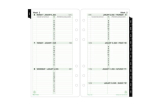 Day-Timer Portable 2 Page Per Week Refill Bilingual 3-3/4" x 6-3/4"