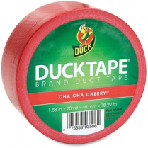 Duck Duct Tape 1.88" x 60' Cha Cha Cherry Red