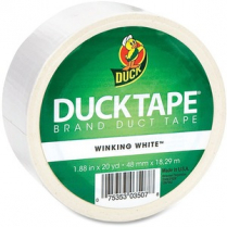 Duck Duct Tape 1.88" x 60' Sunburst Winking White