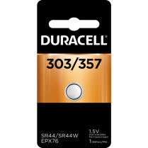 Duracell&reg; CopperTop&reg; Electronic 1.5V Silver Oxide Battery 303/357