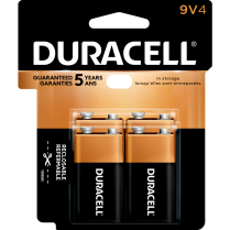 Duracell&reg; CopperTop&reg; Battery "9V" 4/pkg