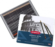Derwent Graphic Pencils 9B-9H 24/Set