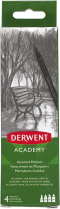 Derwent Academy Markers Assorted Tips 4/Set