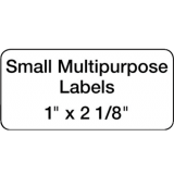 DYMO&reg; LabelWriter&reg; Small Multipurpose Labels 1" x 2-1/8" White 500/roll