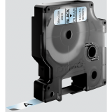 DYMO&reg; D1&trade; Polyester Replacement Tape 3/8" Black on Clear