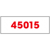 DYMO&reg; D1&trade; Polyester Replacement Tape 1/2" Red on White