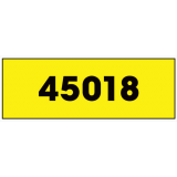 DYMO&reg; D1&trade; Polyester Replacement Tape 1/2" Black on Yellow