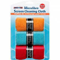 emzone Microfibre Cleaning Cloths 3/pkg