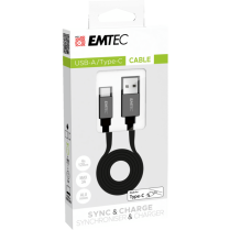 Emtec&trade; Charging Cable USB-A to Type-C 4'