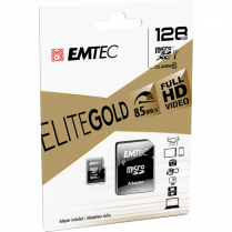 Emtec&trade; Micro-SDXC Elite Gold Memory Card 128GB